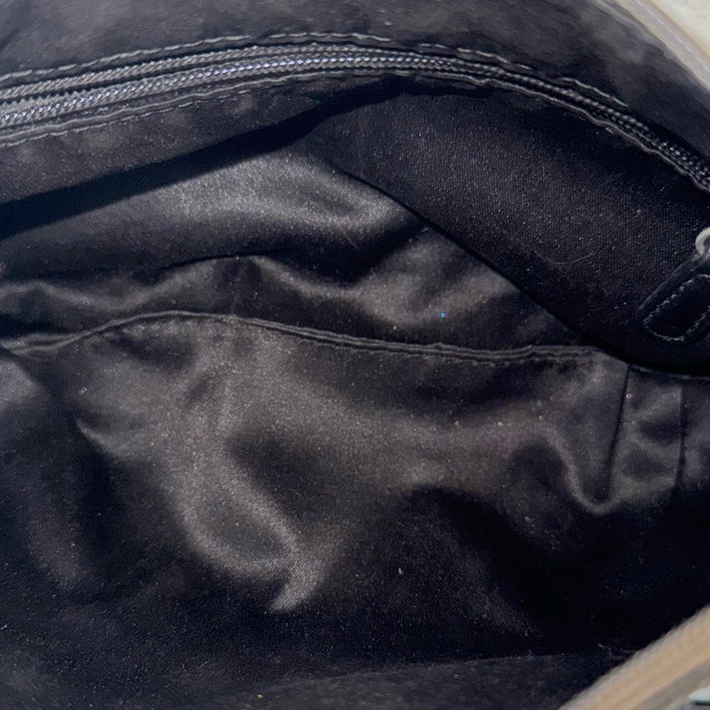 Coach Black/Brown Signature Crossbody Bag - Picture 6 of 6